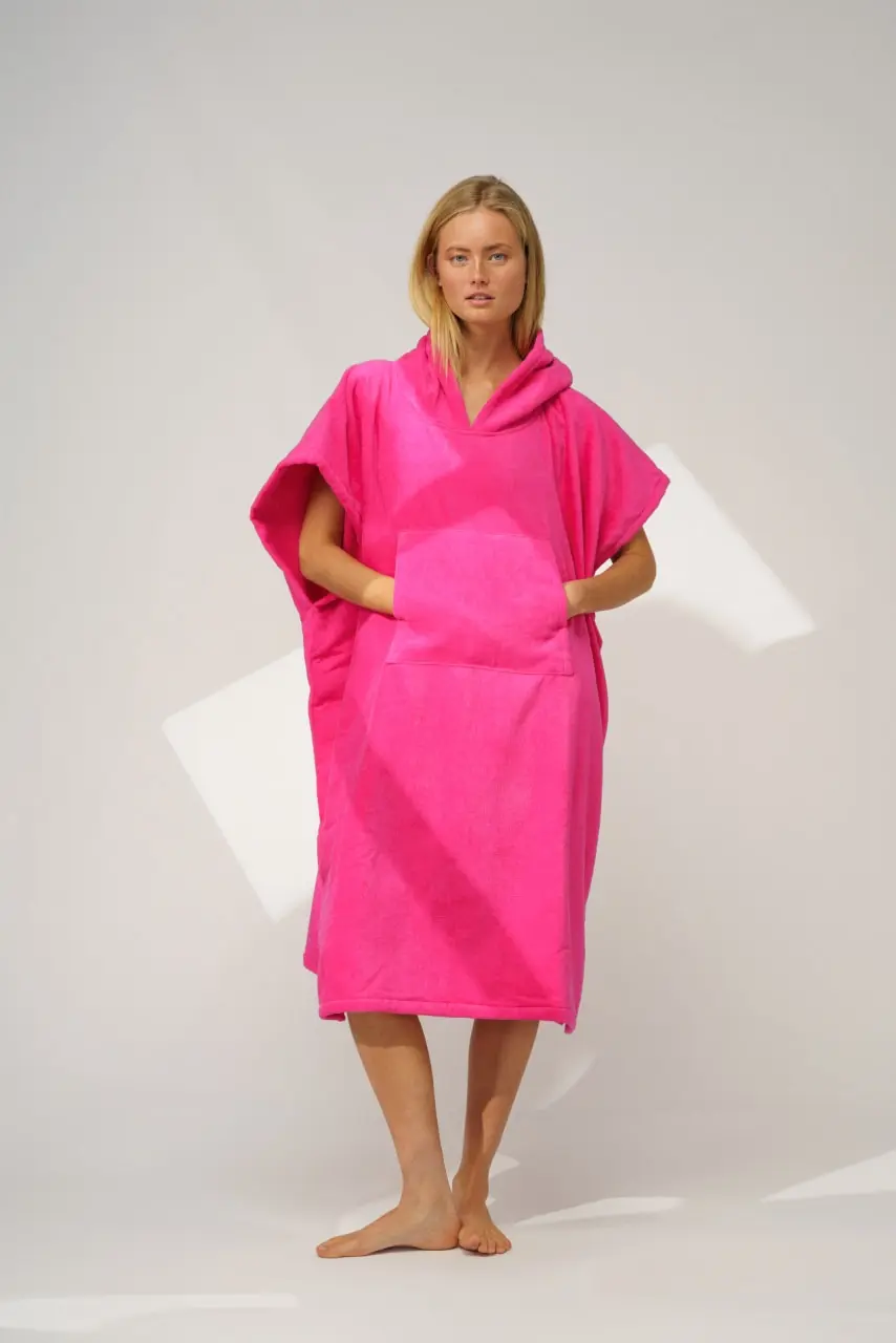 Futah - Ericeira Cor de Rosa Néon Poncho Turco (3)