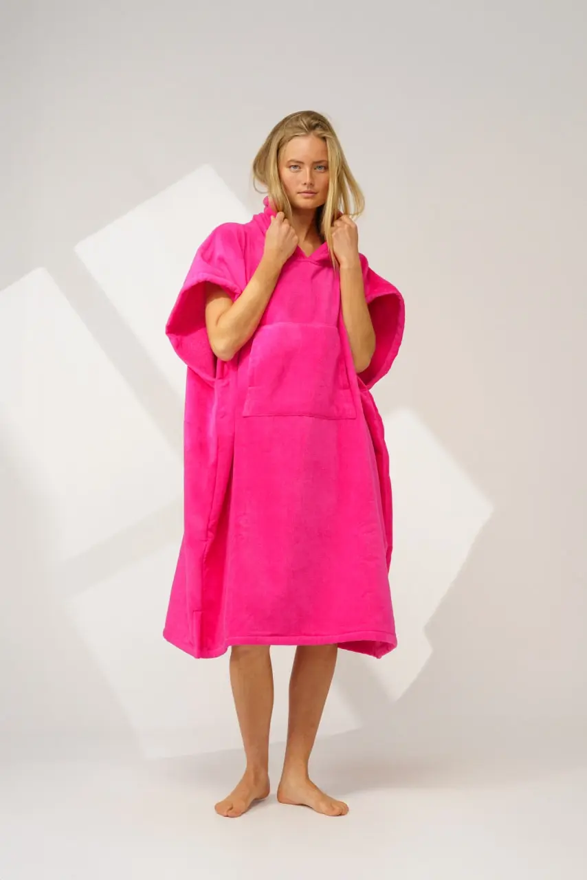 Futah - Ericeira Cor de Rosa Néon Poncho Turco (4)