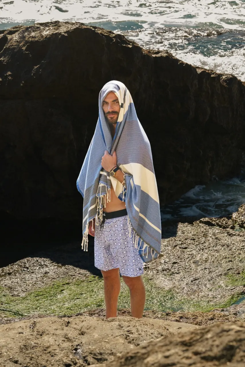 Futah - Papua Azul Toalha de Praia (7)