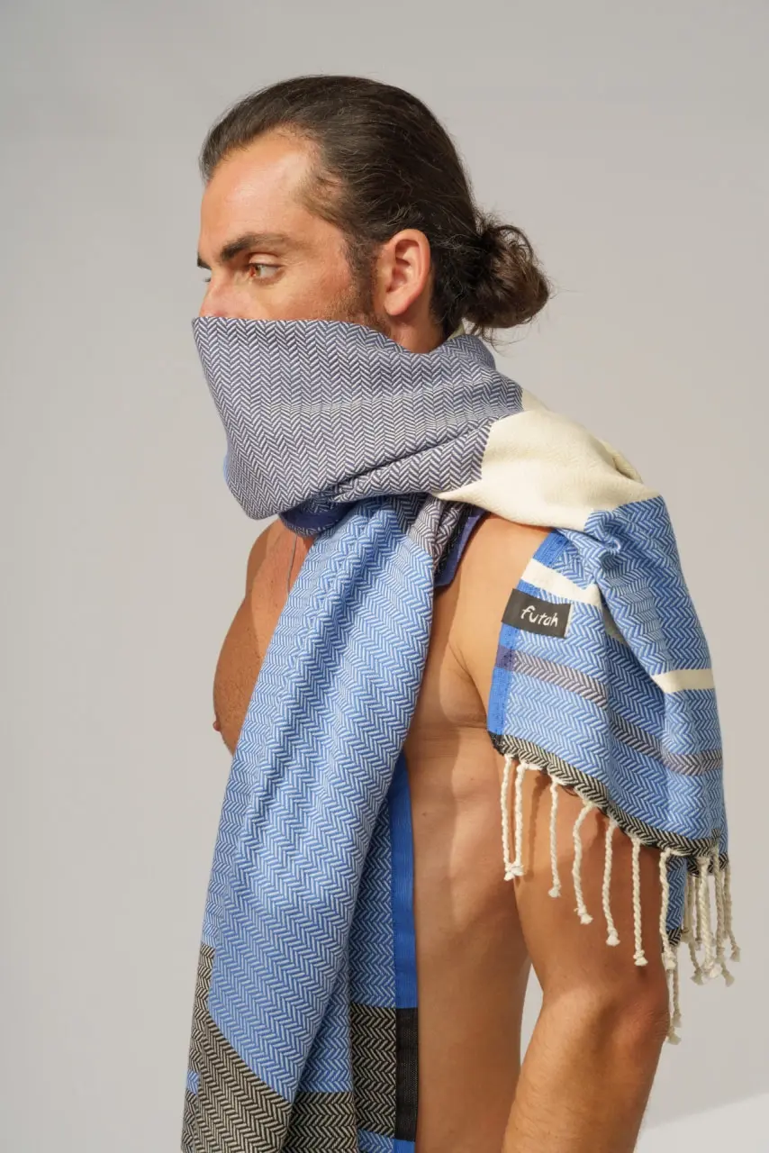 Futah - Papua Azul Toalha de Praia (5)