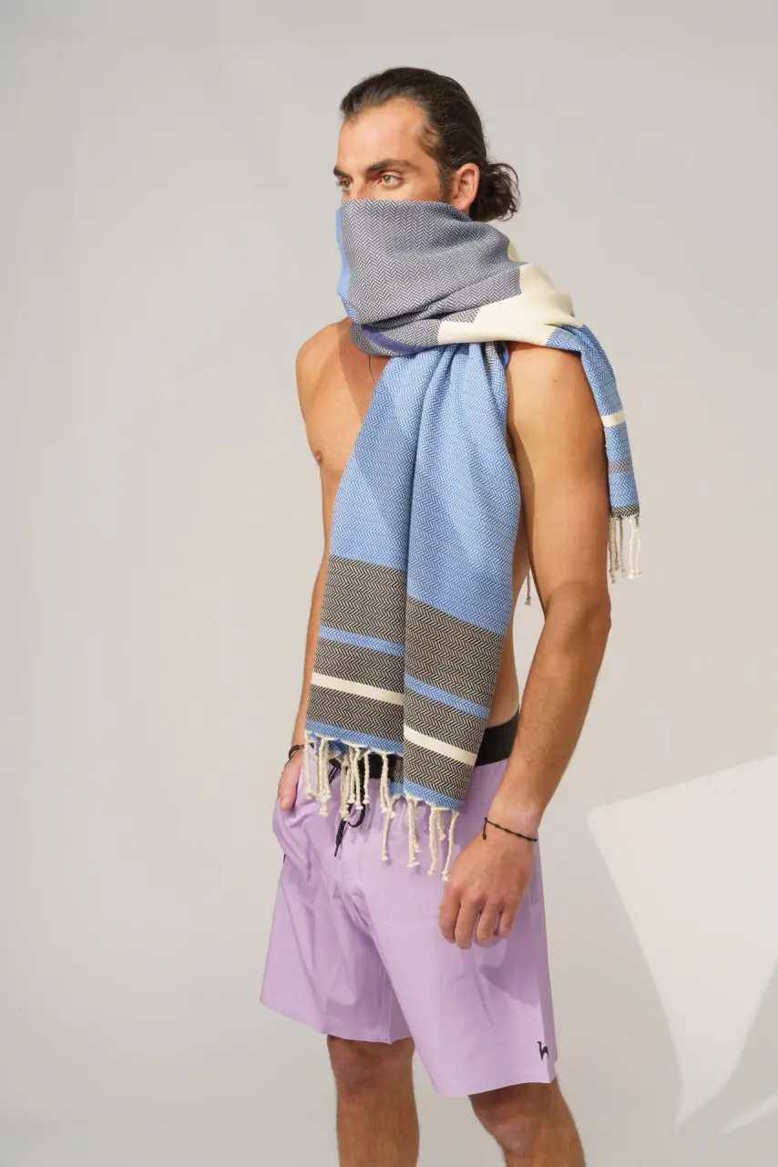 Futah - Papua Azul Toalha de Praia (4)