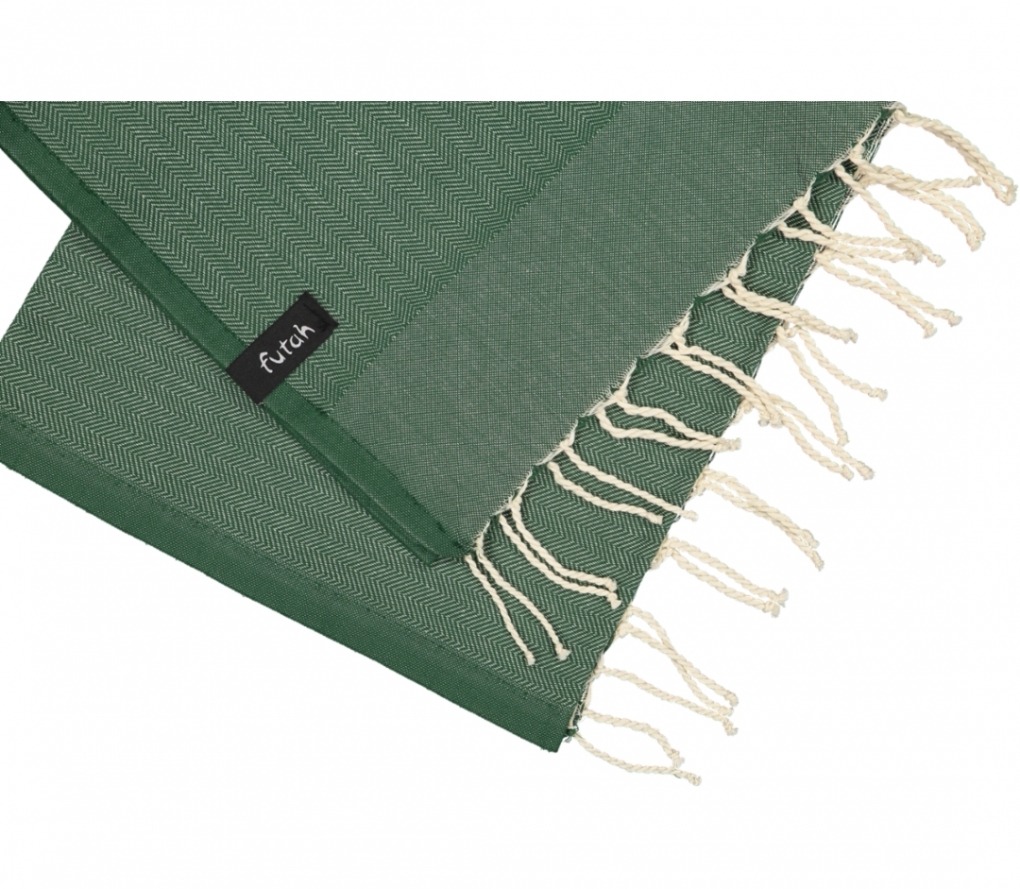futah beach towels kids towel Ericeira Kids Towel Verdant Green Detail