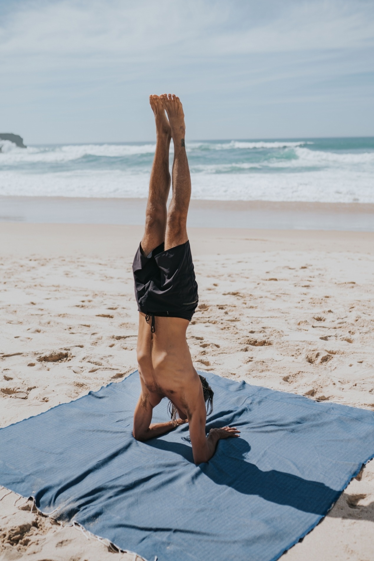 Futah - Ericeira Blue Large Towel  (5)