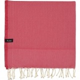 futah beach towels single Ericeira Single Towel Tango Red Folded_min