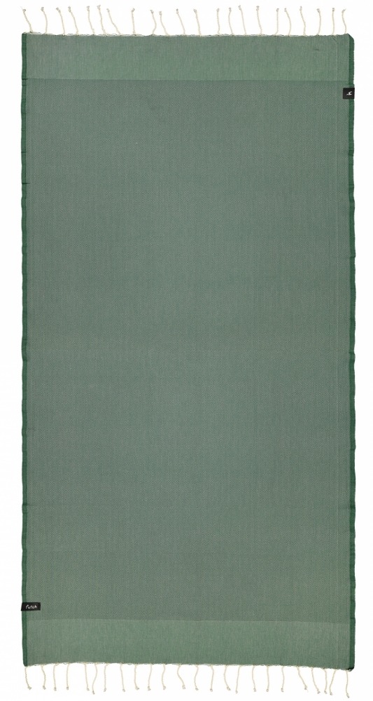 futah beach towels single Ericeira Single Towel Verdant Green Front