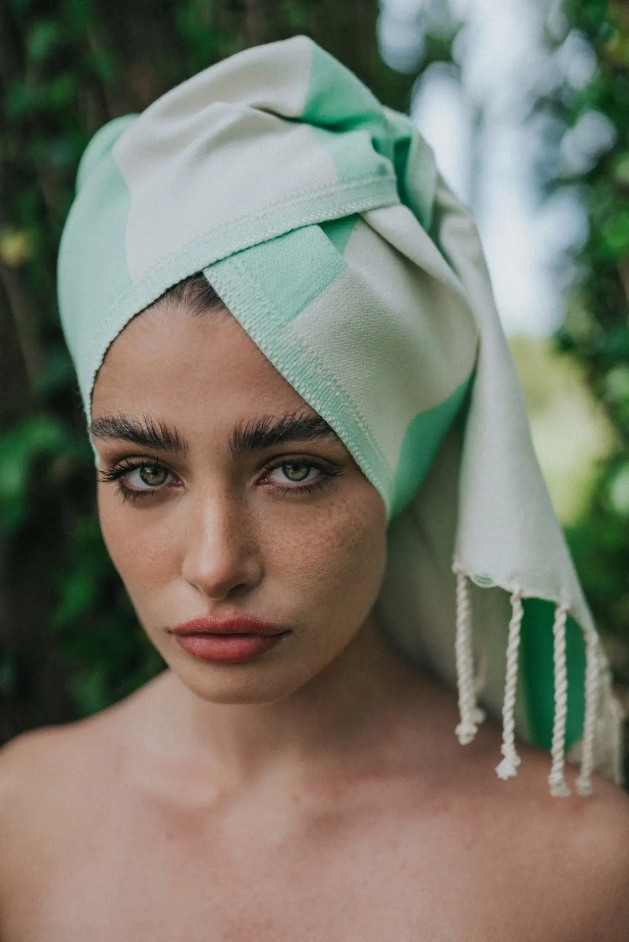 Futah - Zavial Verde Água Toalha Individual (4)