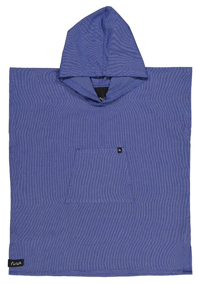 Futah - Ericeira Azul Poncho Criança (1)