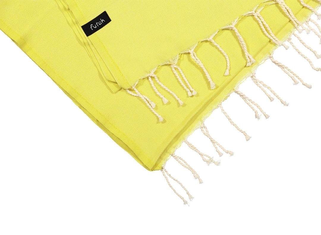 Futah - Ericeira Yellow Single Towel  (3)