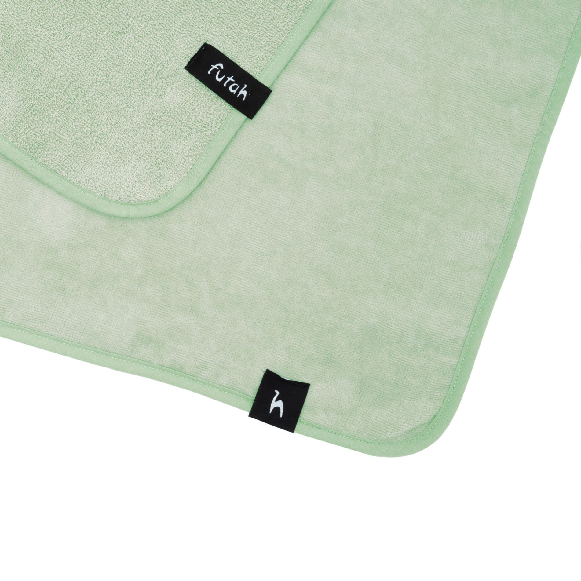 Futah - Ericeira Verde Toalha de Turco - Algodão Orgânico  (2)