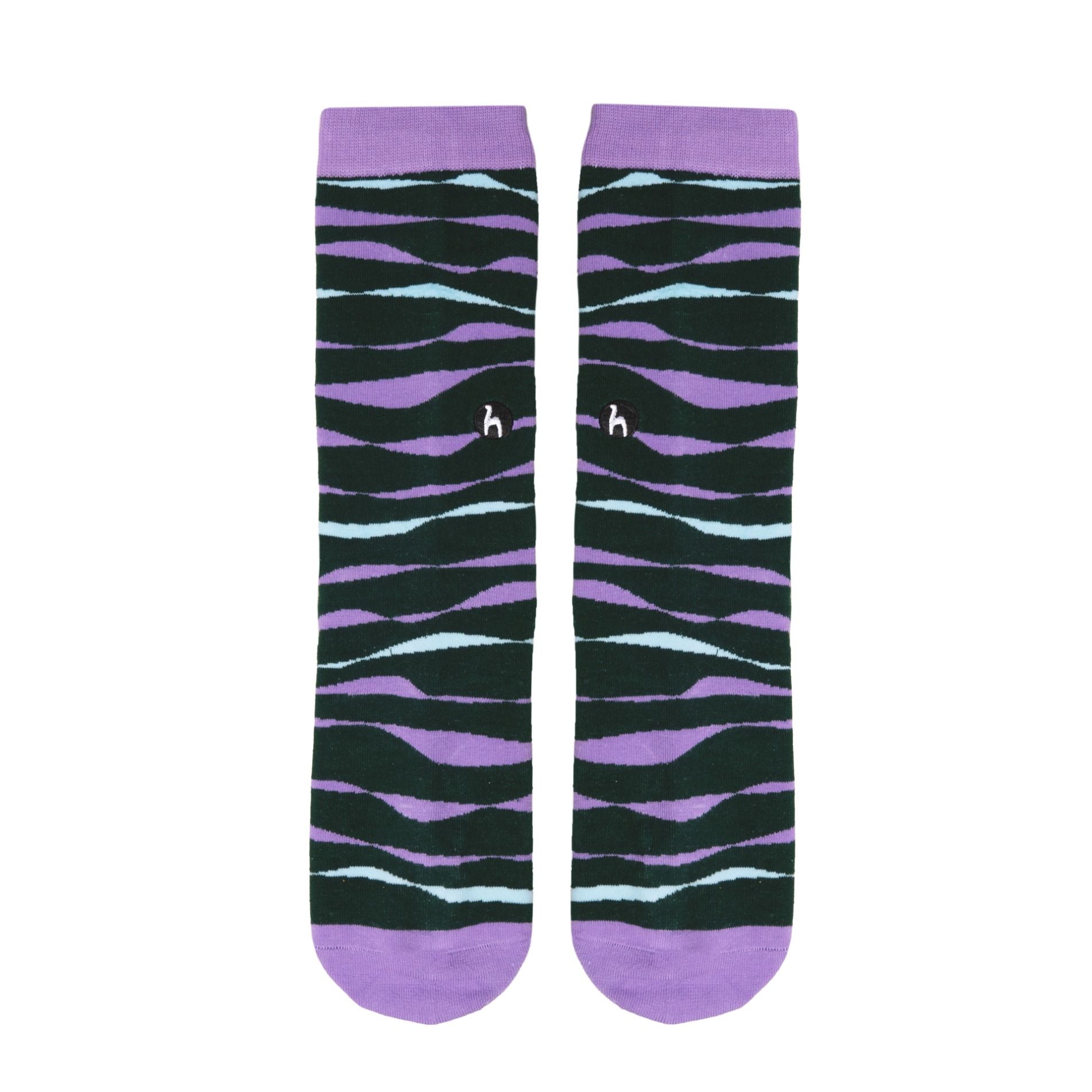 Futah - Meias Sea Storm Violeta Verde (2)