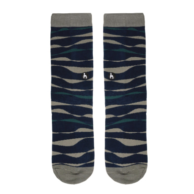 Sea Storm Blue Olive Socks (2)