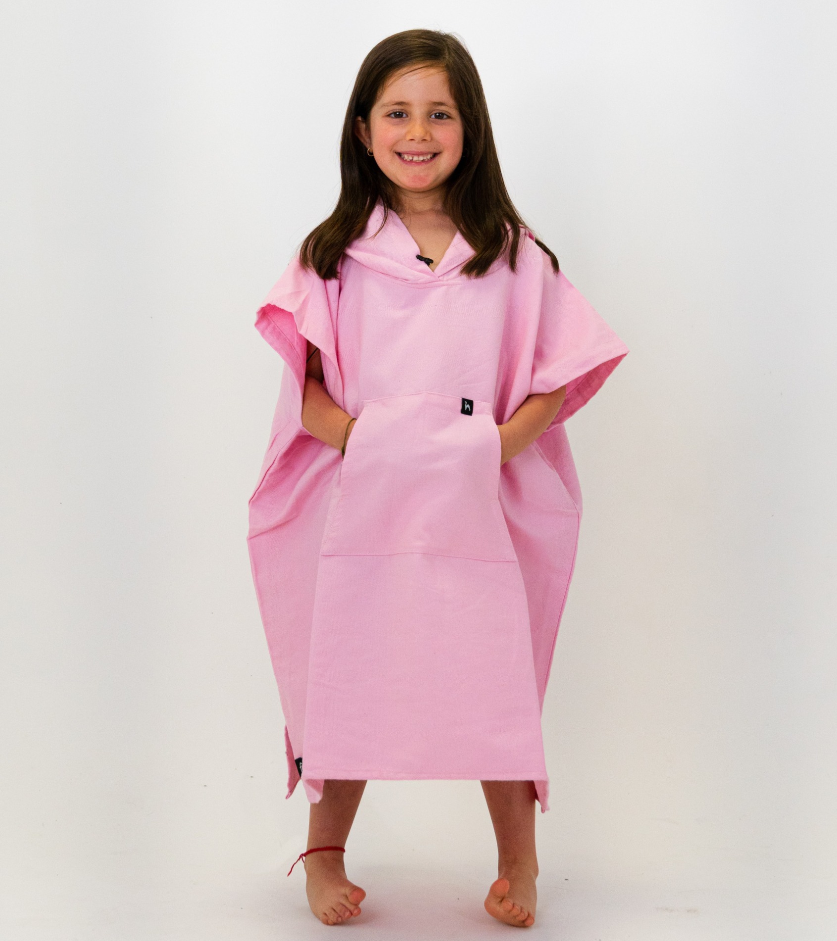 Futah - Ericeira Cor de Rosa Poncho Criança (3)