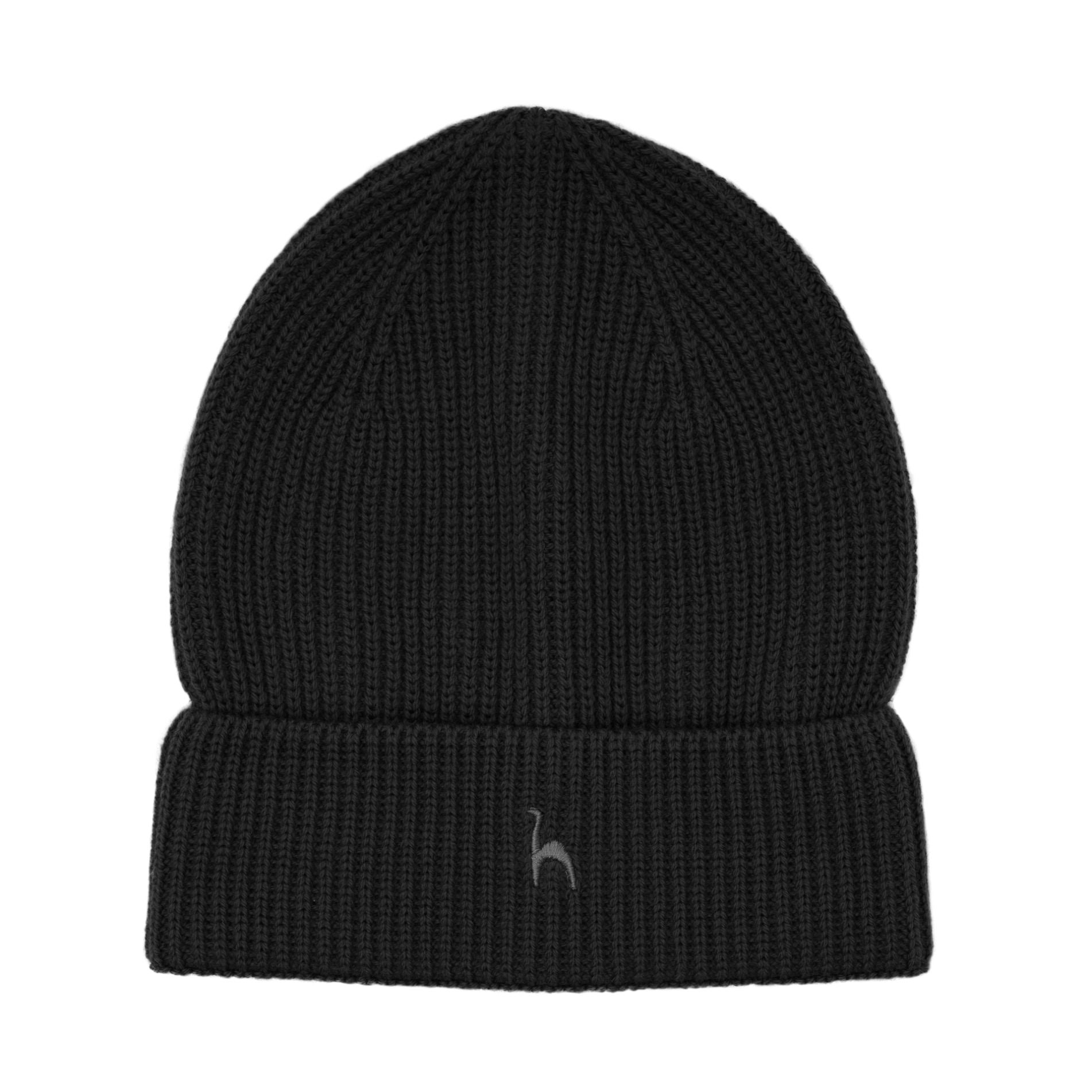 Futah - Merino Wool Beanie Black (1)