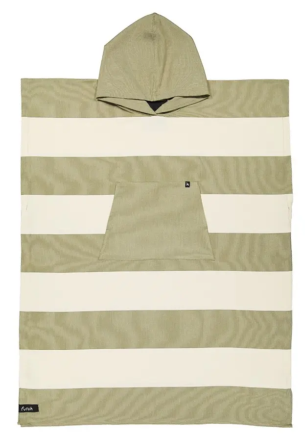 Futah - Bedu Olive Poncho  (1)
