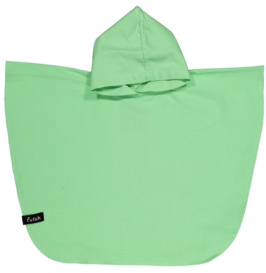 Futah - Ericeira Light Green Baby Poncho (1)