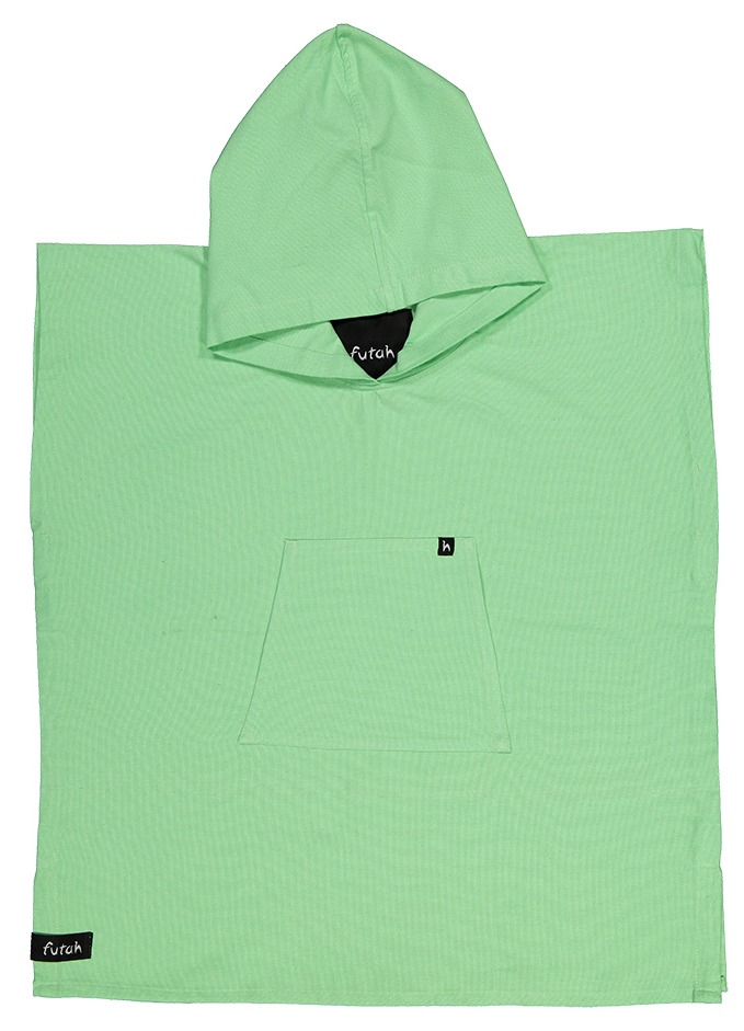 Futah - Ericeira Verde Claro Poncho Criança (1)