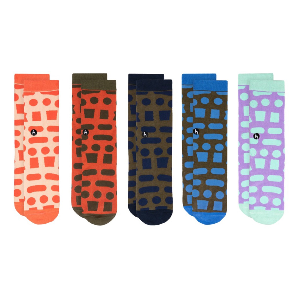 Futah -  5-Pack Meias Big Shells  (1)