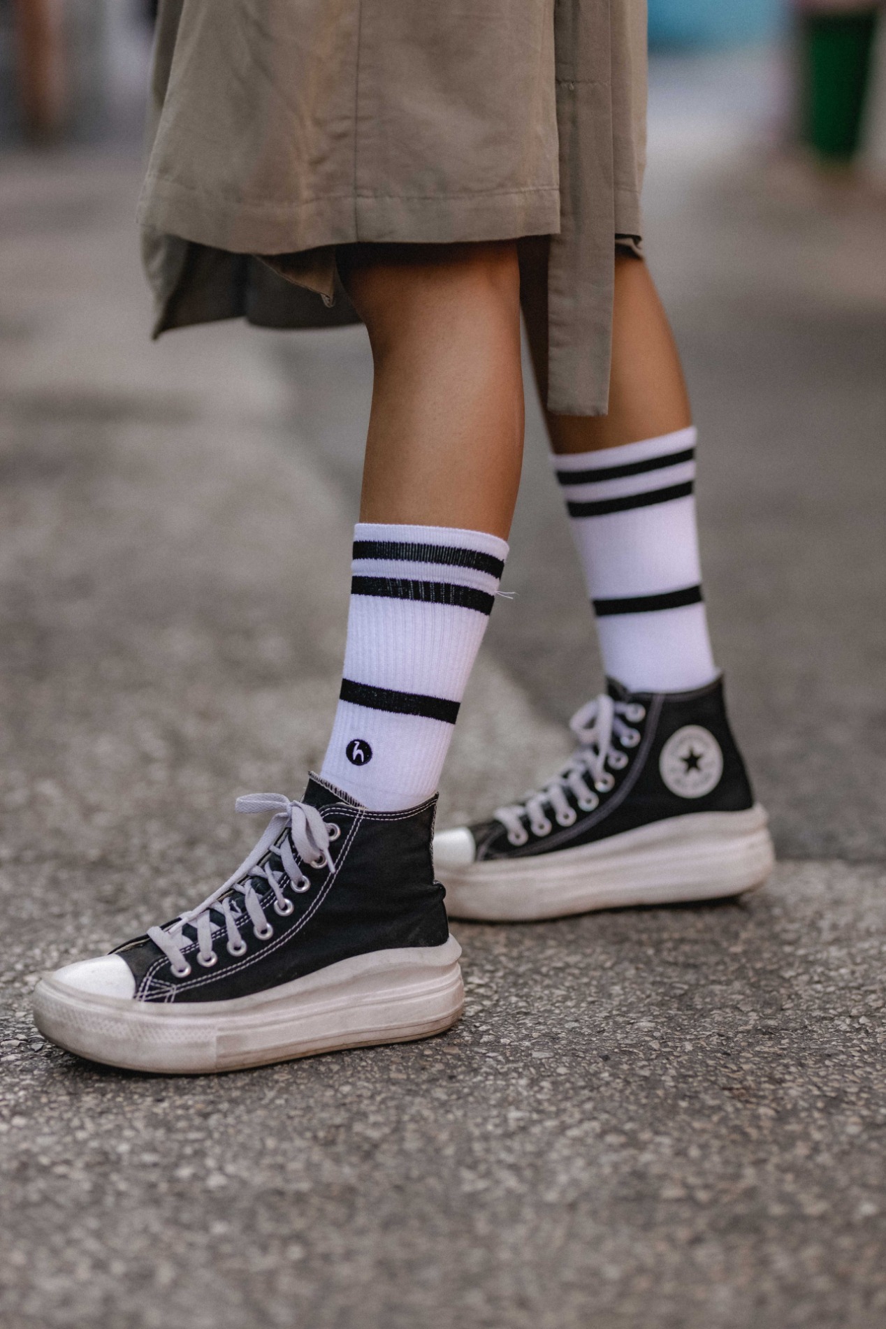 Futah - 4-Pack Stripes Athletic Socks (7)