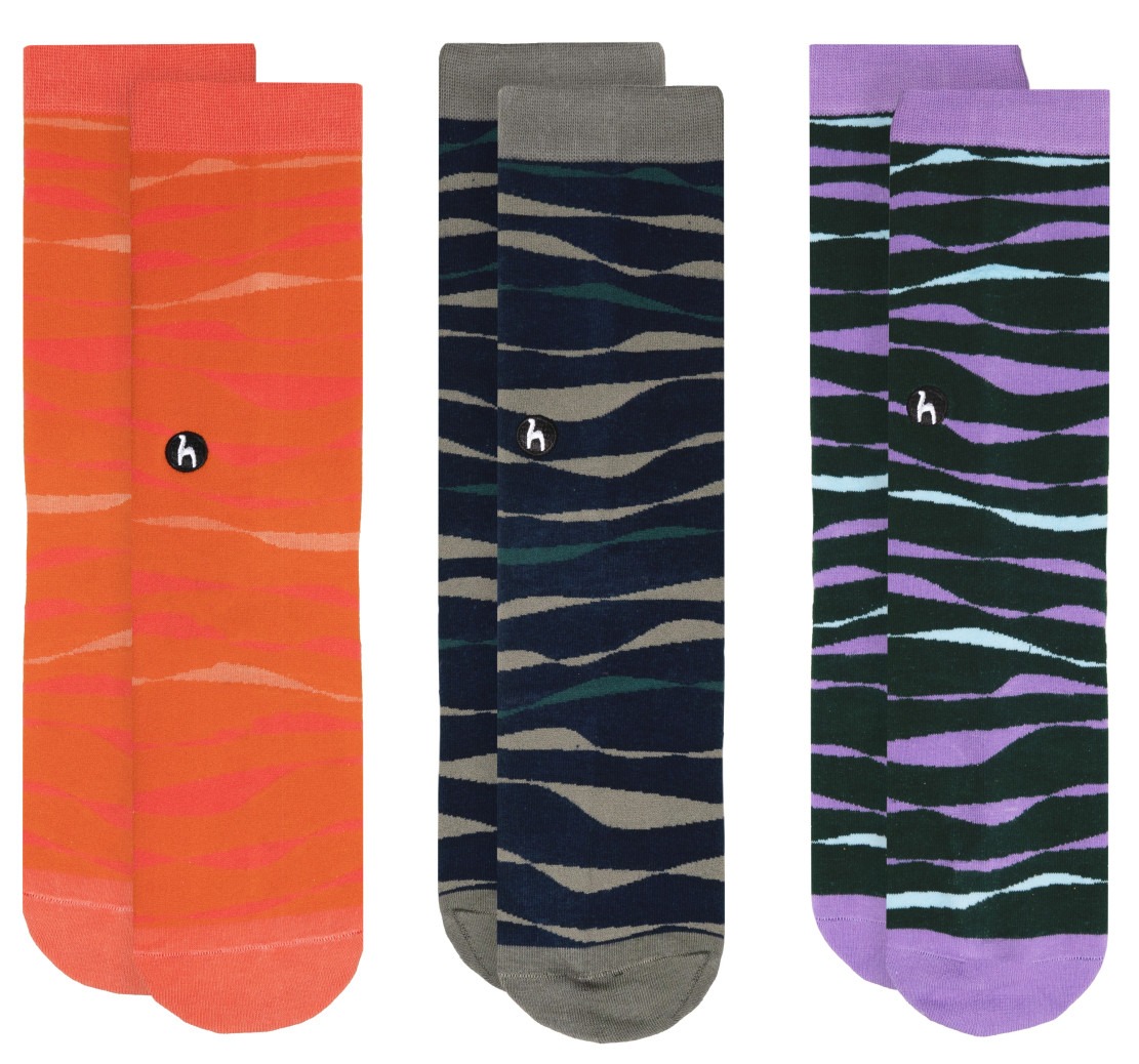 Futah - 3-Pack Sea Storm Socks    (1)