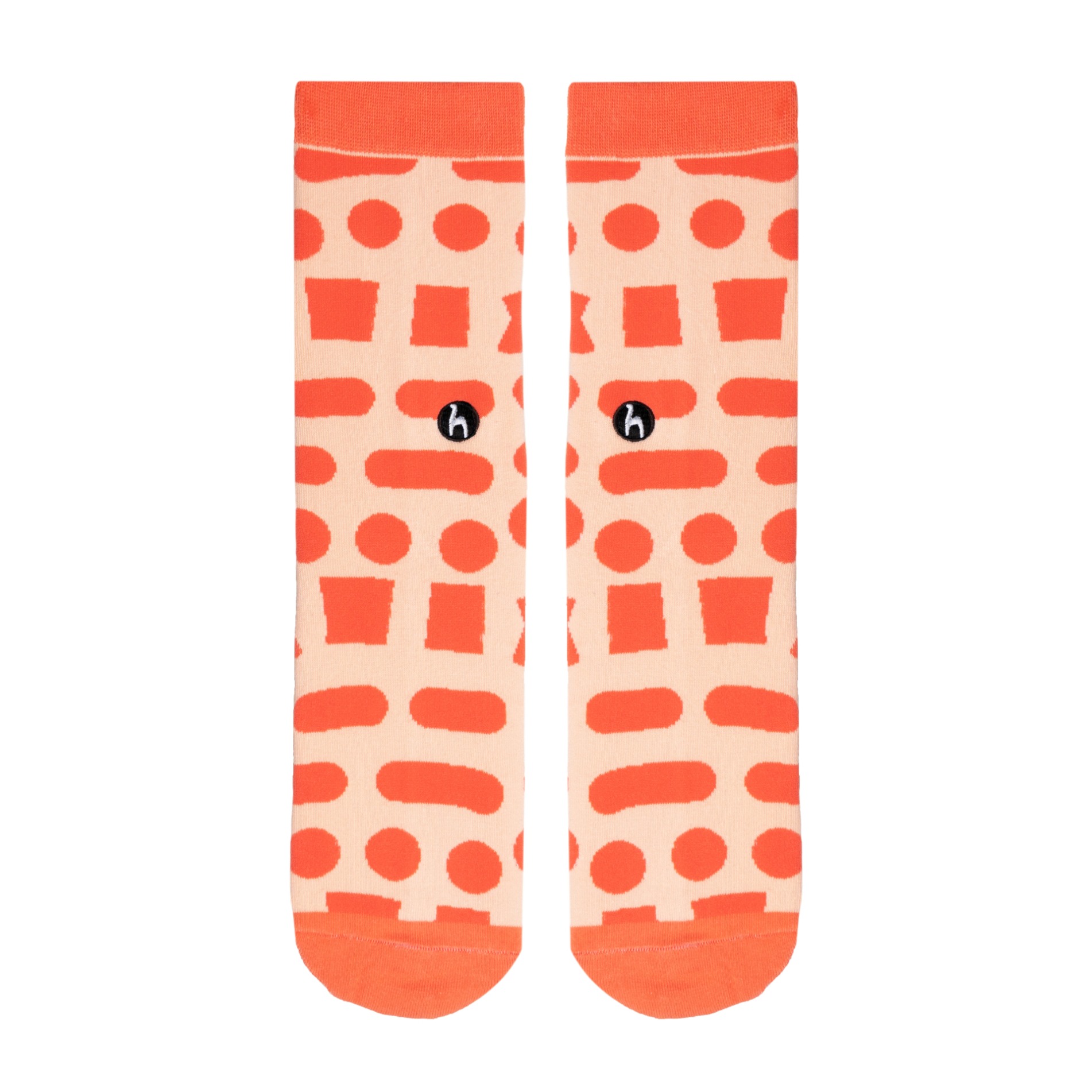 Futah - Big Shells Coral Socks  (2)