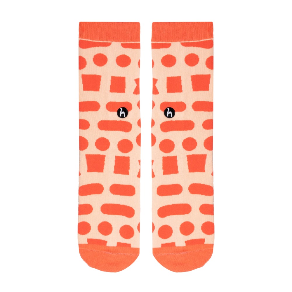 Big Shells Coral Socks 2
