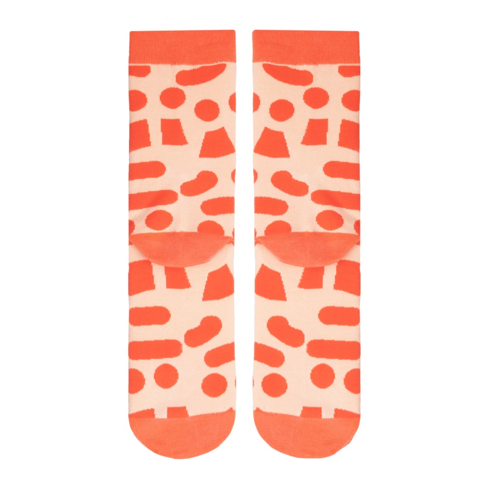 Big Shells Coral Socks 1