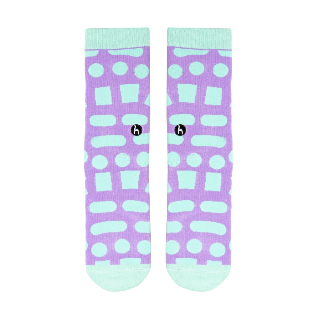 Big Shells Purple Water Socks 1