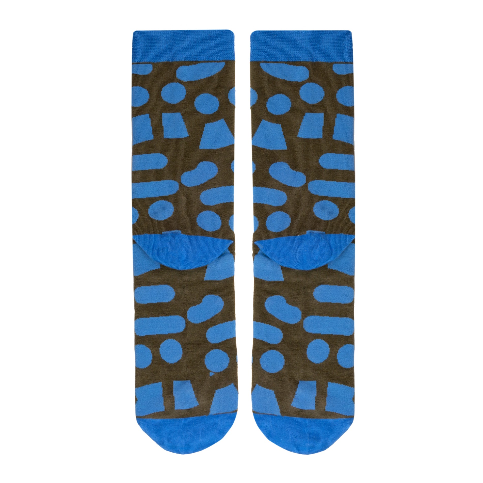 Futah - Meias Big Shells Azul e Verde  (3)