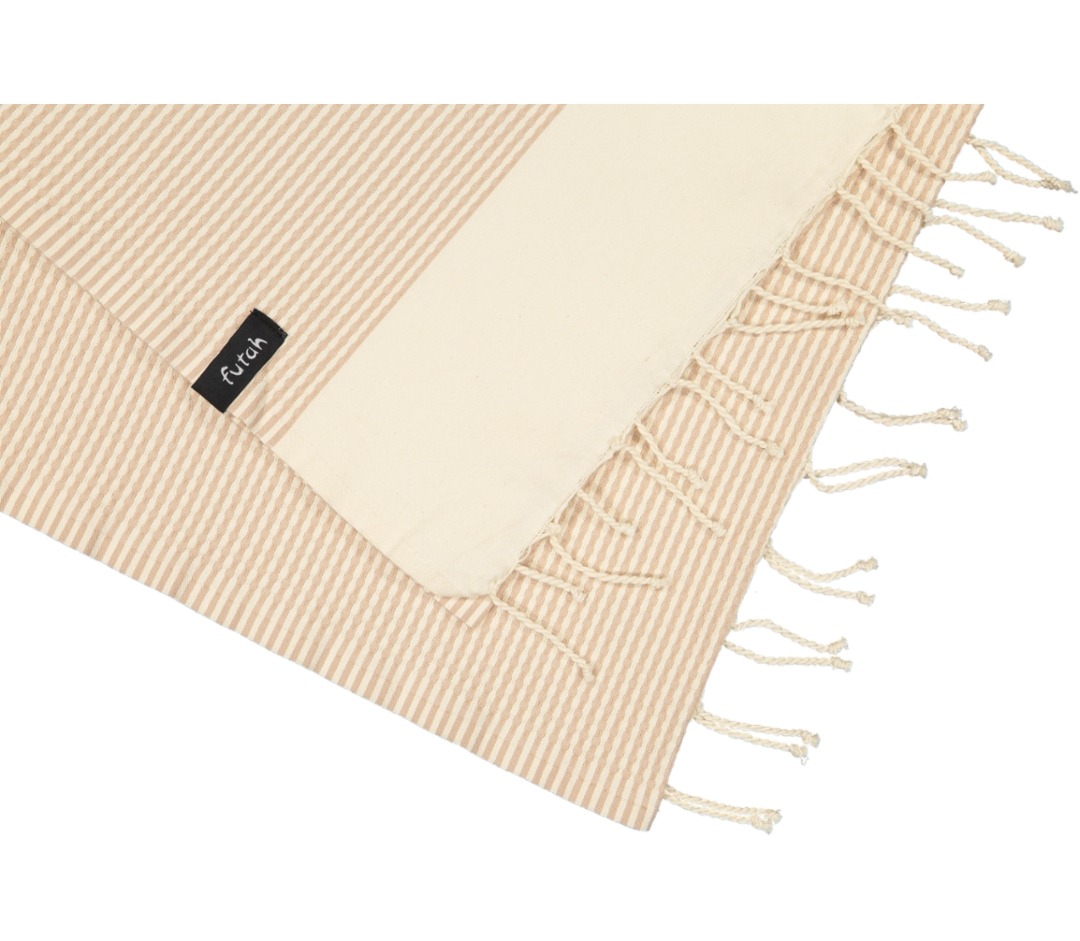 Futah - Nazaré Mocha Large Towel (3)