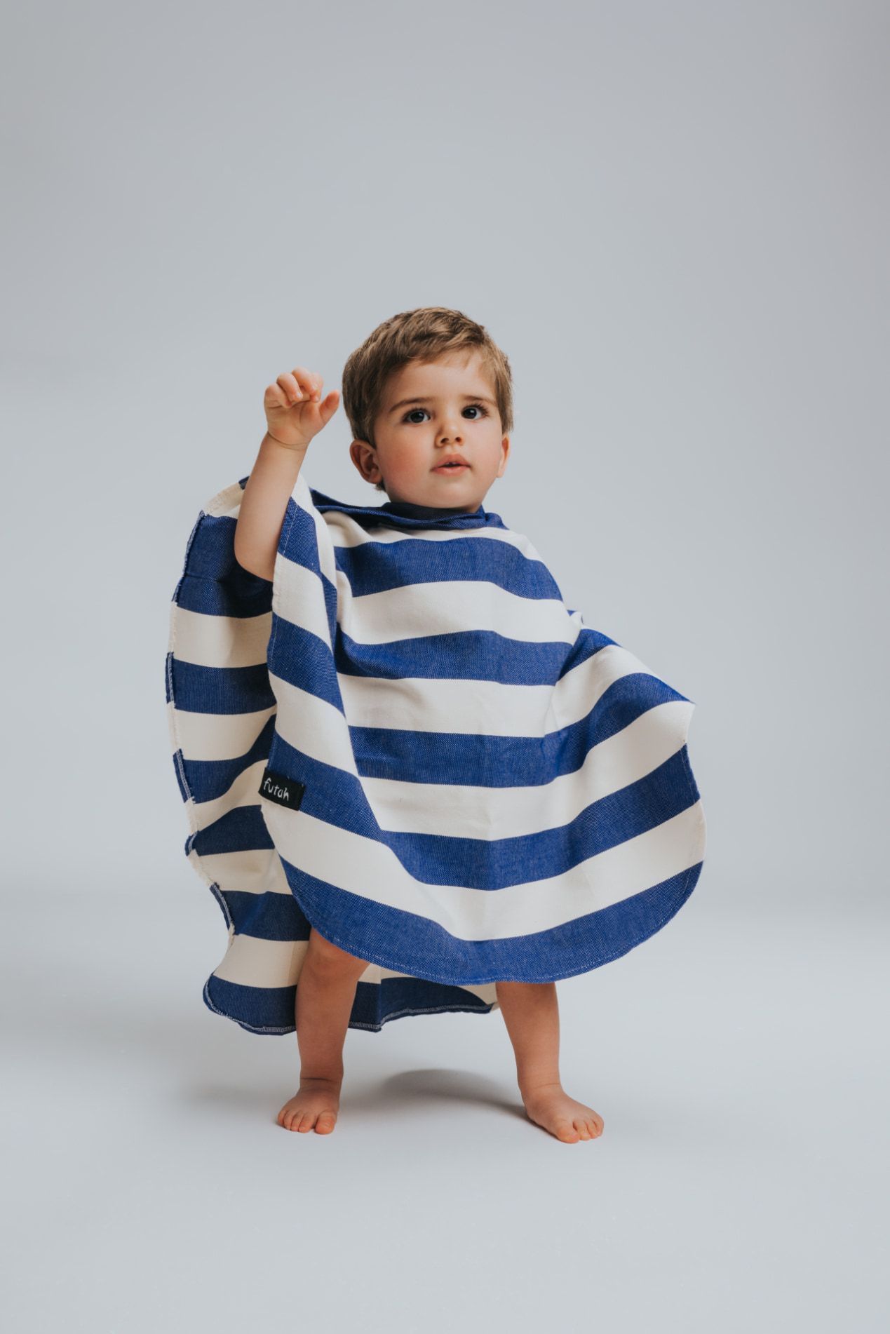 Futah - Bedu Azul Poncho Bebé (4)