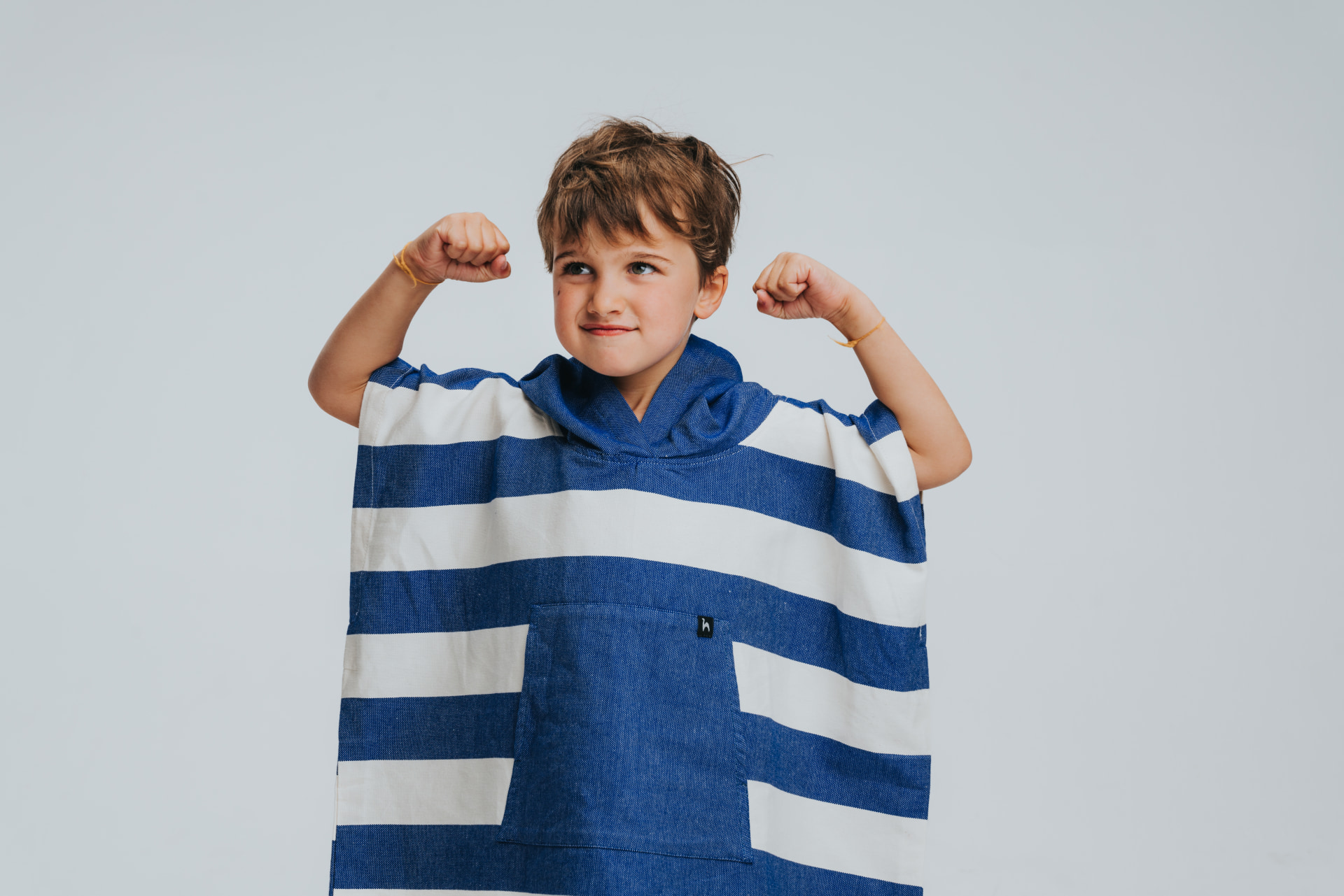 Futah - Bedu Blue Kids Poncho (3)