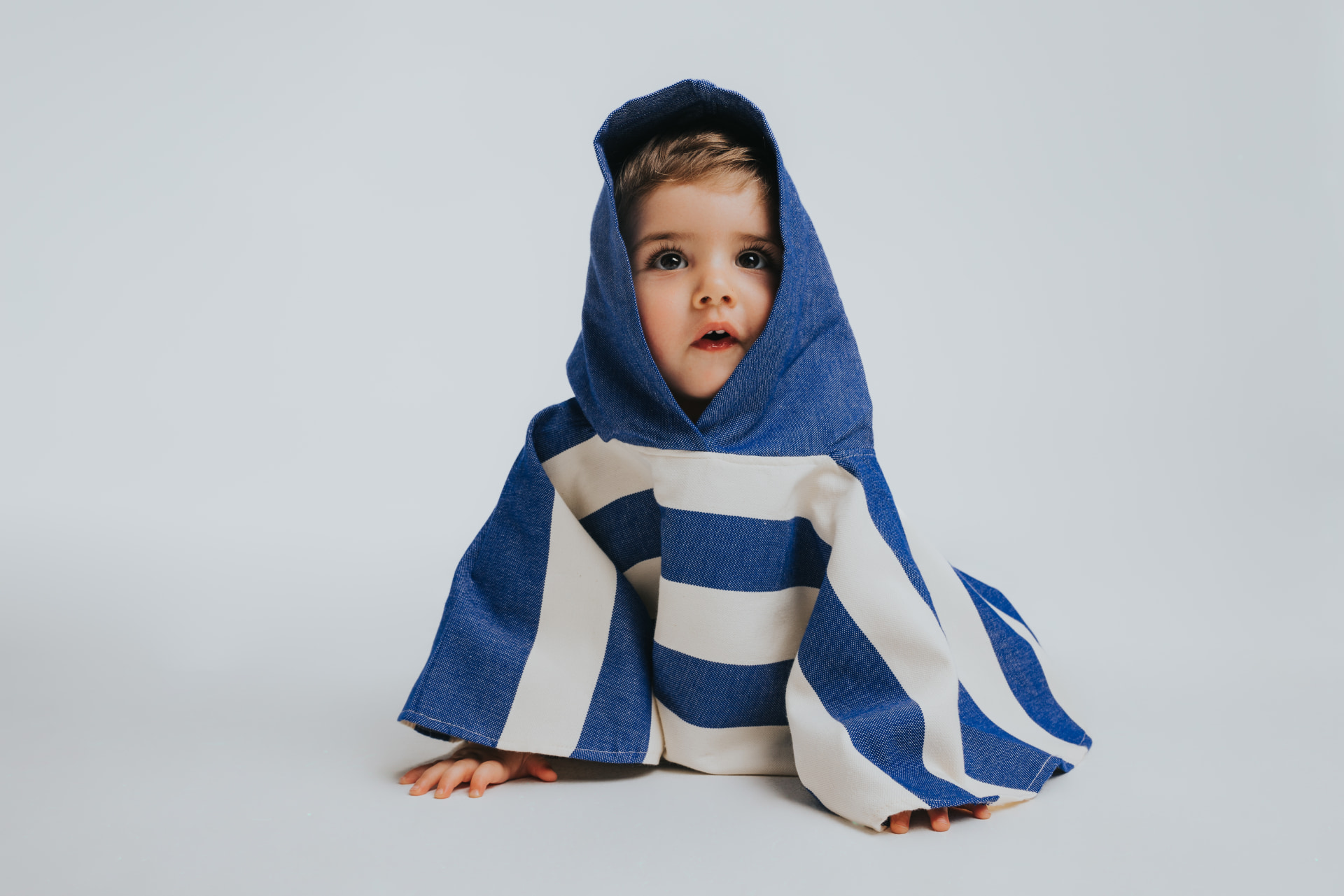 Futah - Bedu Azul Poncho Bebé (3)