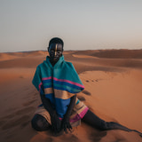 _DSC9718_WARLA GREEN & PINK BEACH PONCHO_min