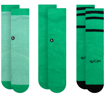 3-Pack Meias Sporting