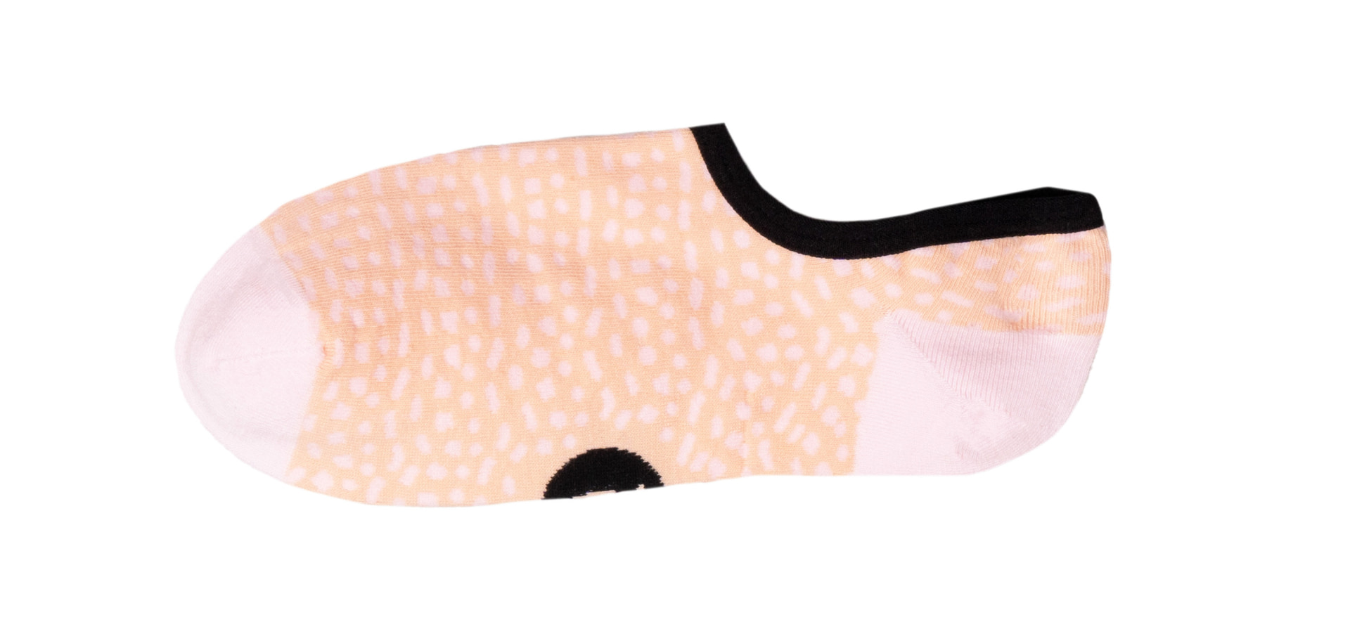 Futah -  Socks Shells No Show Pink  (1)