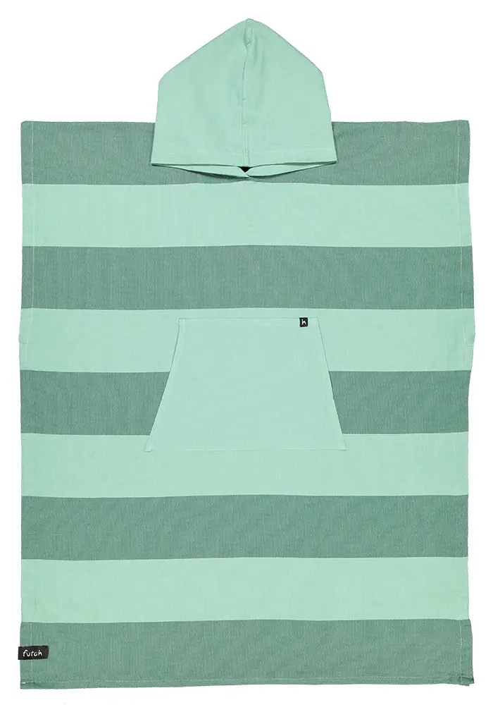 Futah - Bedu Verde & Verde Claro Poncho (1)