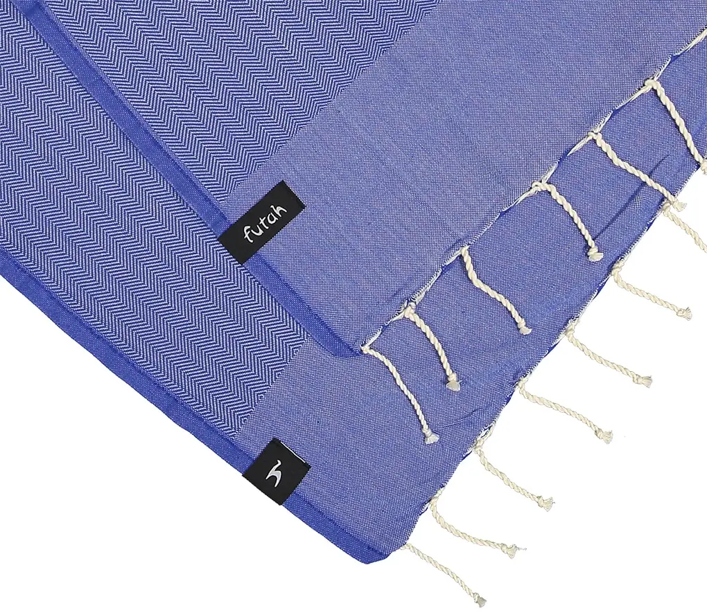 Futah - Ericeira Azul Marinho Toalha de praia (2)