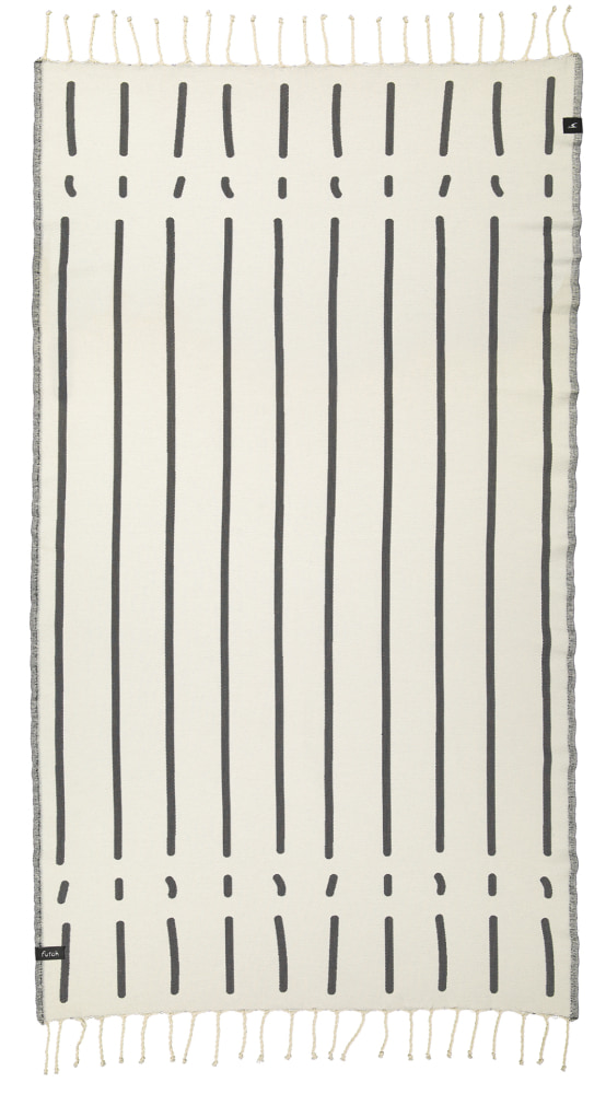 5600876520050_NEFUA BLACK & WHITE SINGLE TOWEL