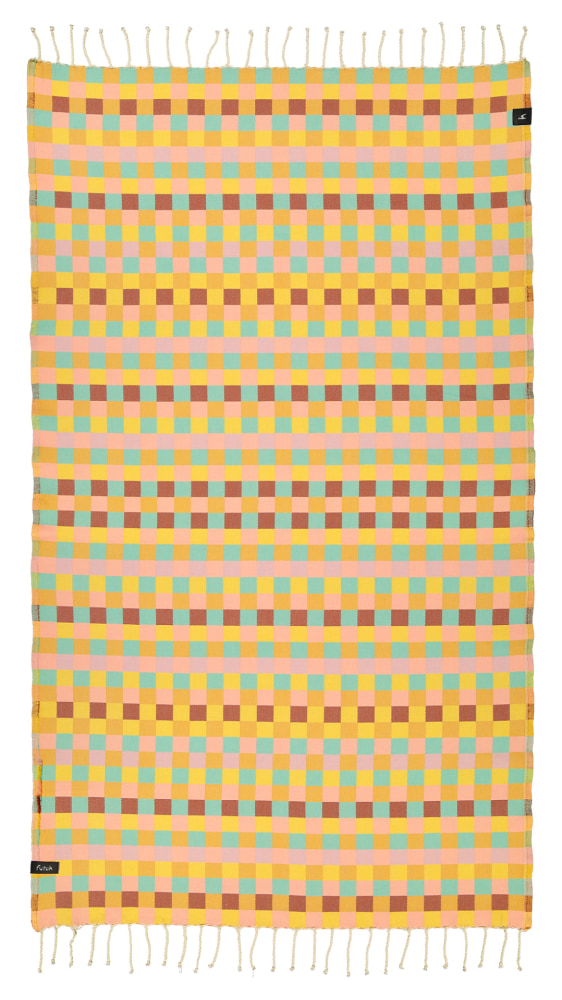 TOUAREG MUSTARD MIX SINGLE TOWEL_1