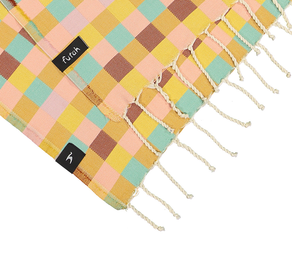 TOUAREG MUSTARD MIX SINGLE TOWEL_2