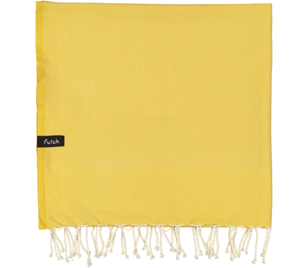 Futah - Ericeira Mustard Individual Towel (2)