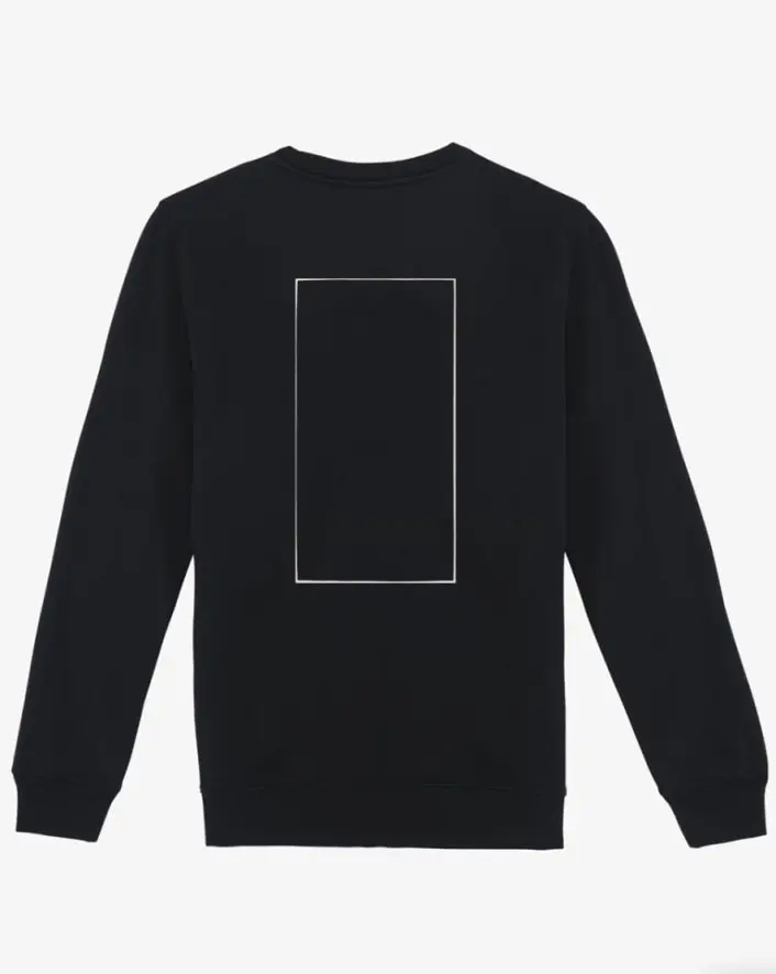 Futah - Black Organic Cotton Sweatshirt - Lisboa (2)