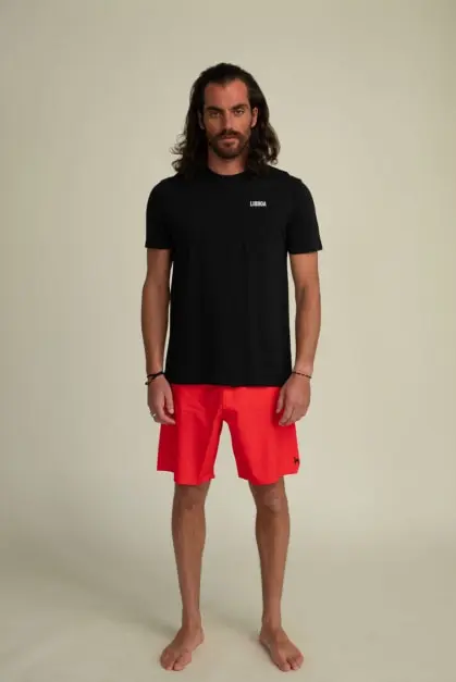 T-Shirt Preta Algodão Orgânico - Lisboa  (2)