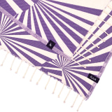 Taiga purple_Detail_ INDIVIDUAL BEACH TOWEL._min
