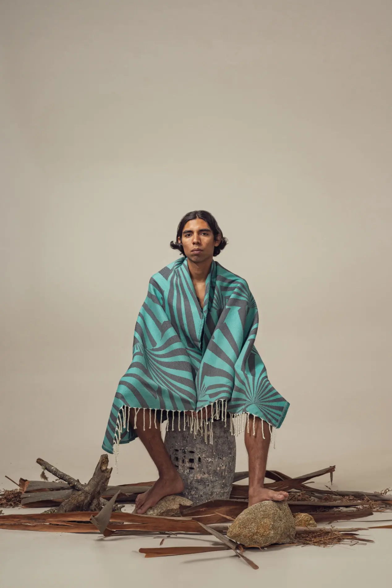 Futah - Taiga Verde Toalha de praia  (3)