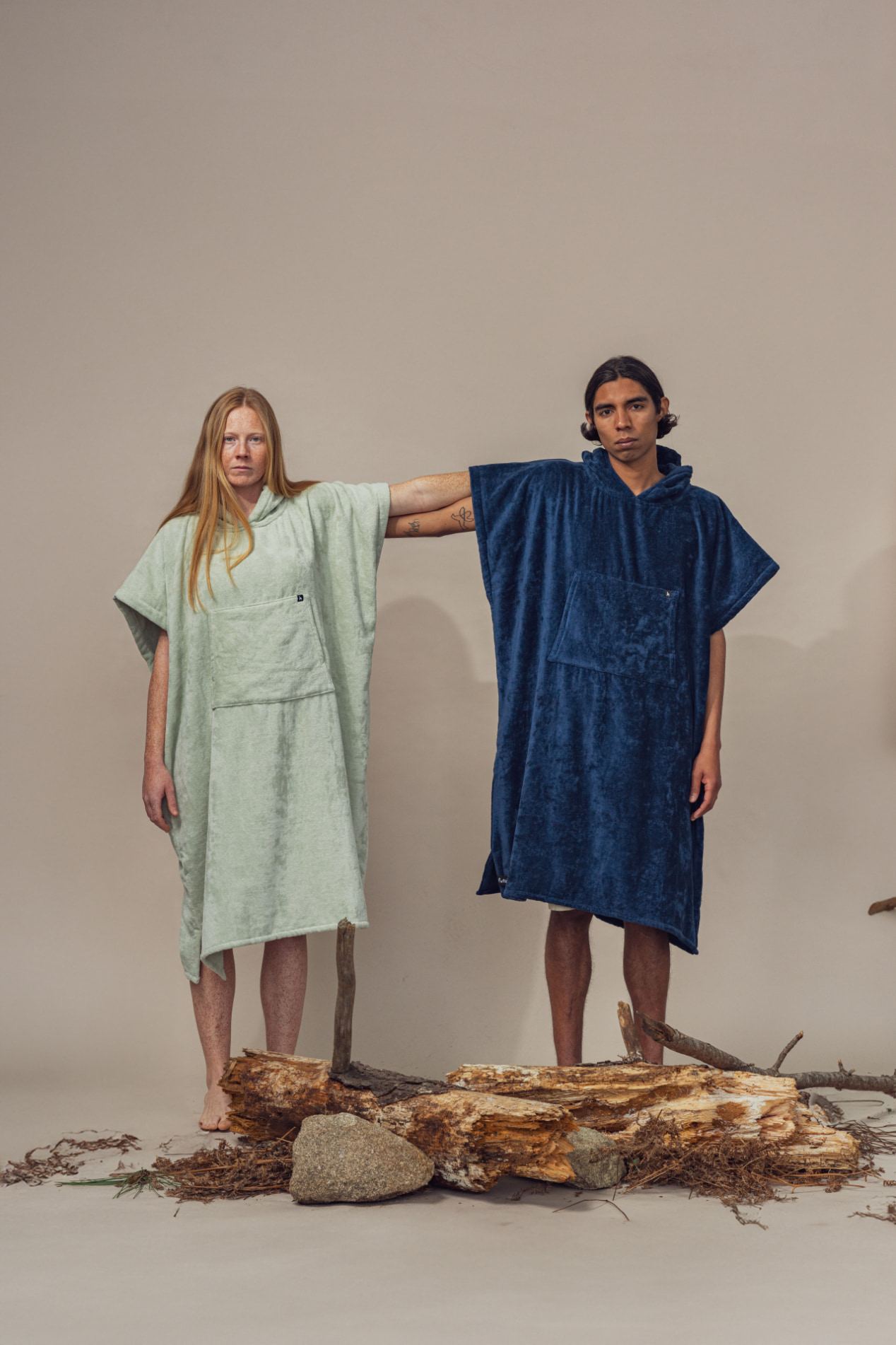 Futah - Ericeira Verde Poncho Turco (2)