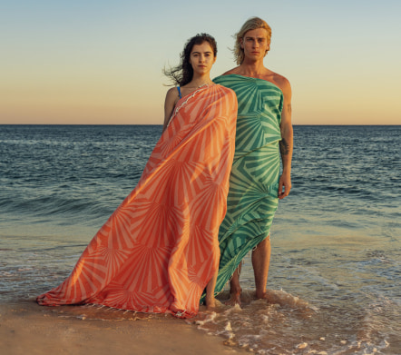 Taiga Green Beach Blanket (2)