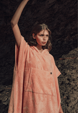 Ericeira Coral Terry Poncho  (2)