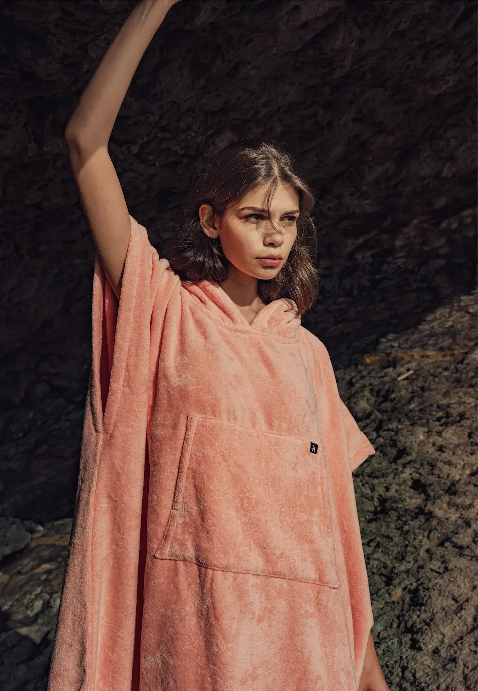 Futah - Ericeira Coral Terry Poncho  (5)