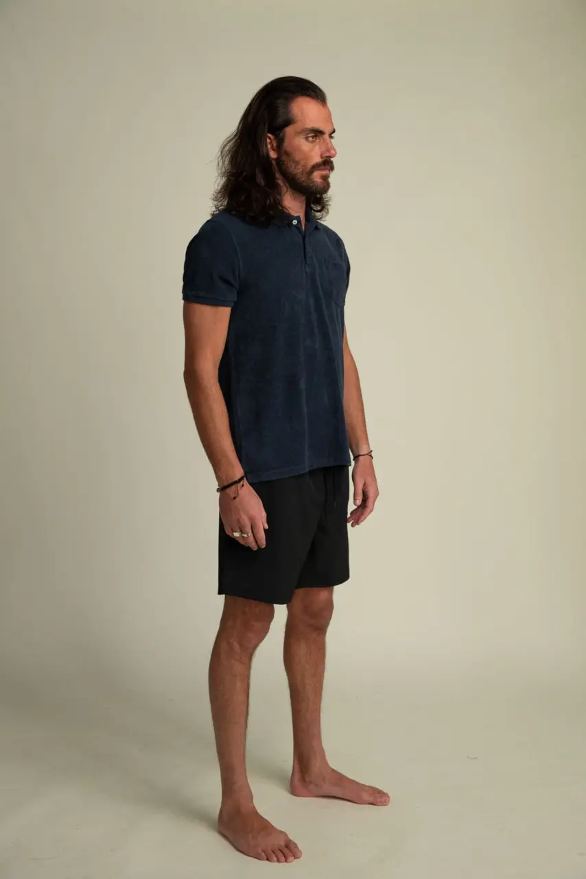 Futah - Polo Terry Azul (2)